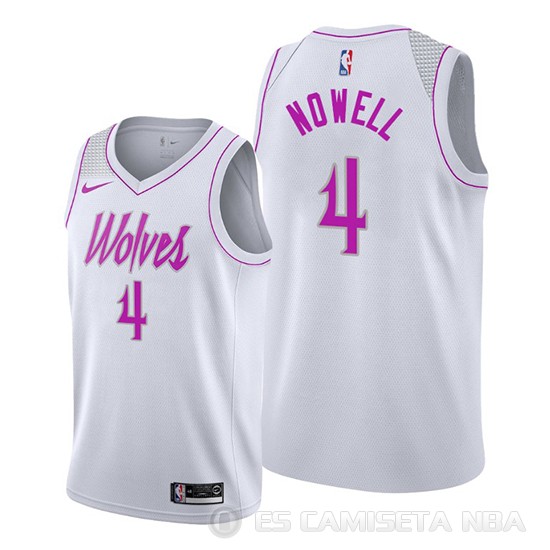 Camiseta Jaylen Nowell #4 Minnesota Timberwolves Earned Blanco - Haga un click en la imagen para cerrar